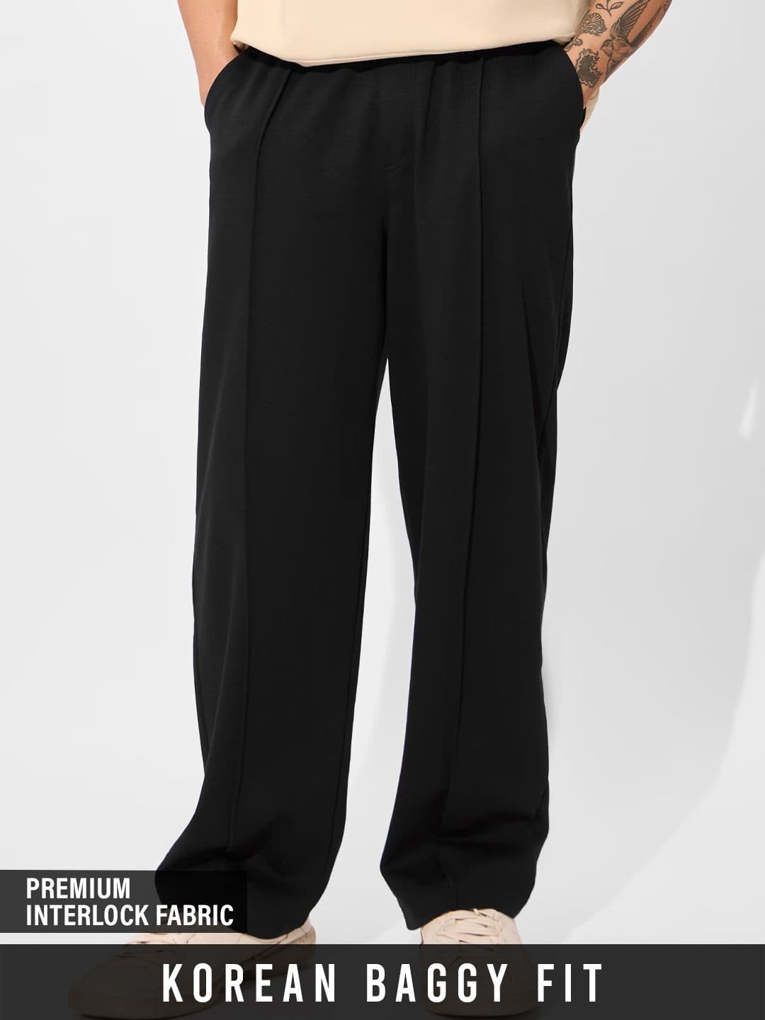 Korean Joggers: Jet Black