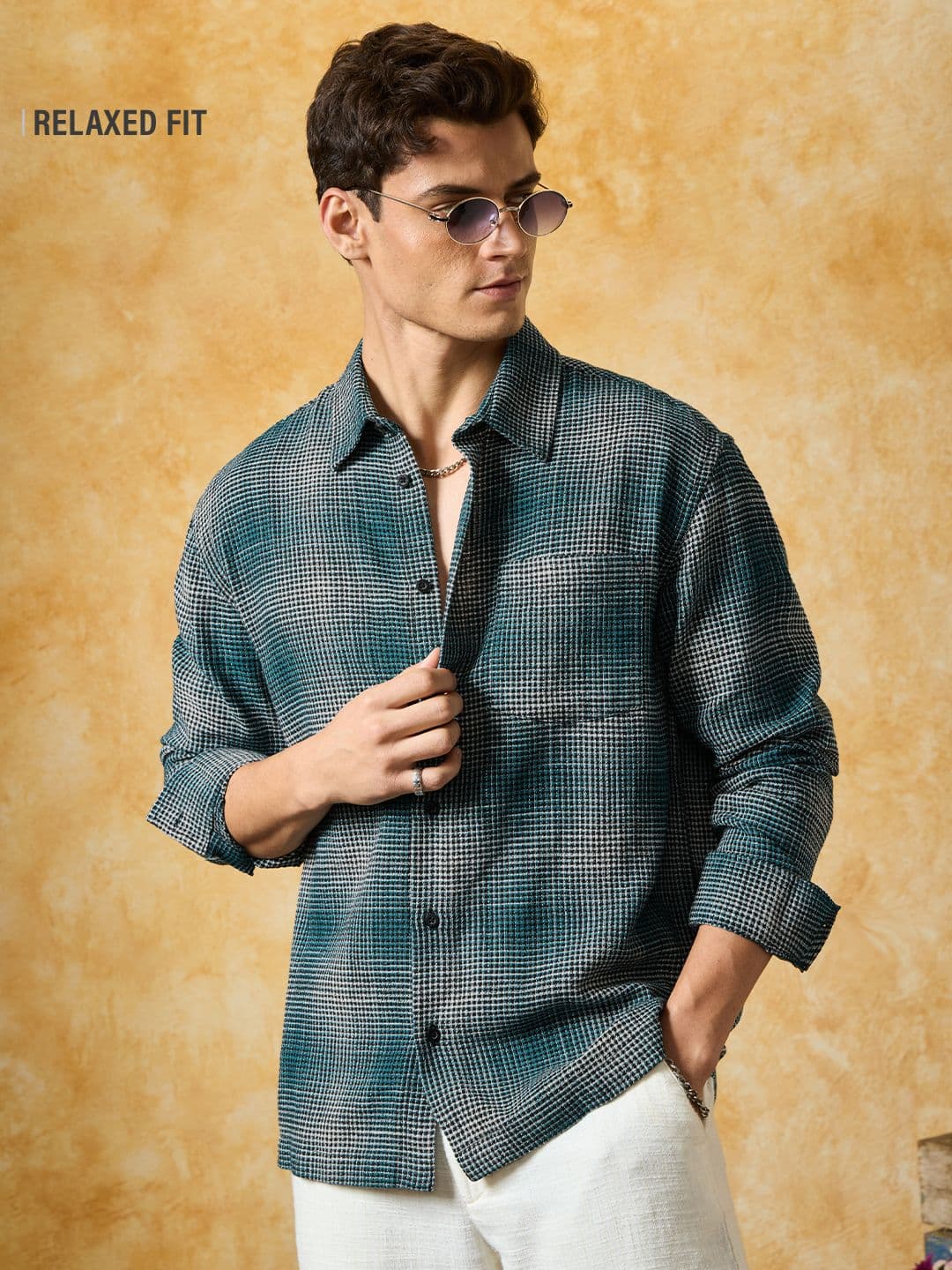 Textured Shirt: Clover