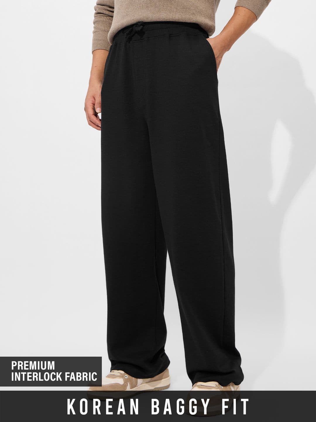 Korean Joggers: Black