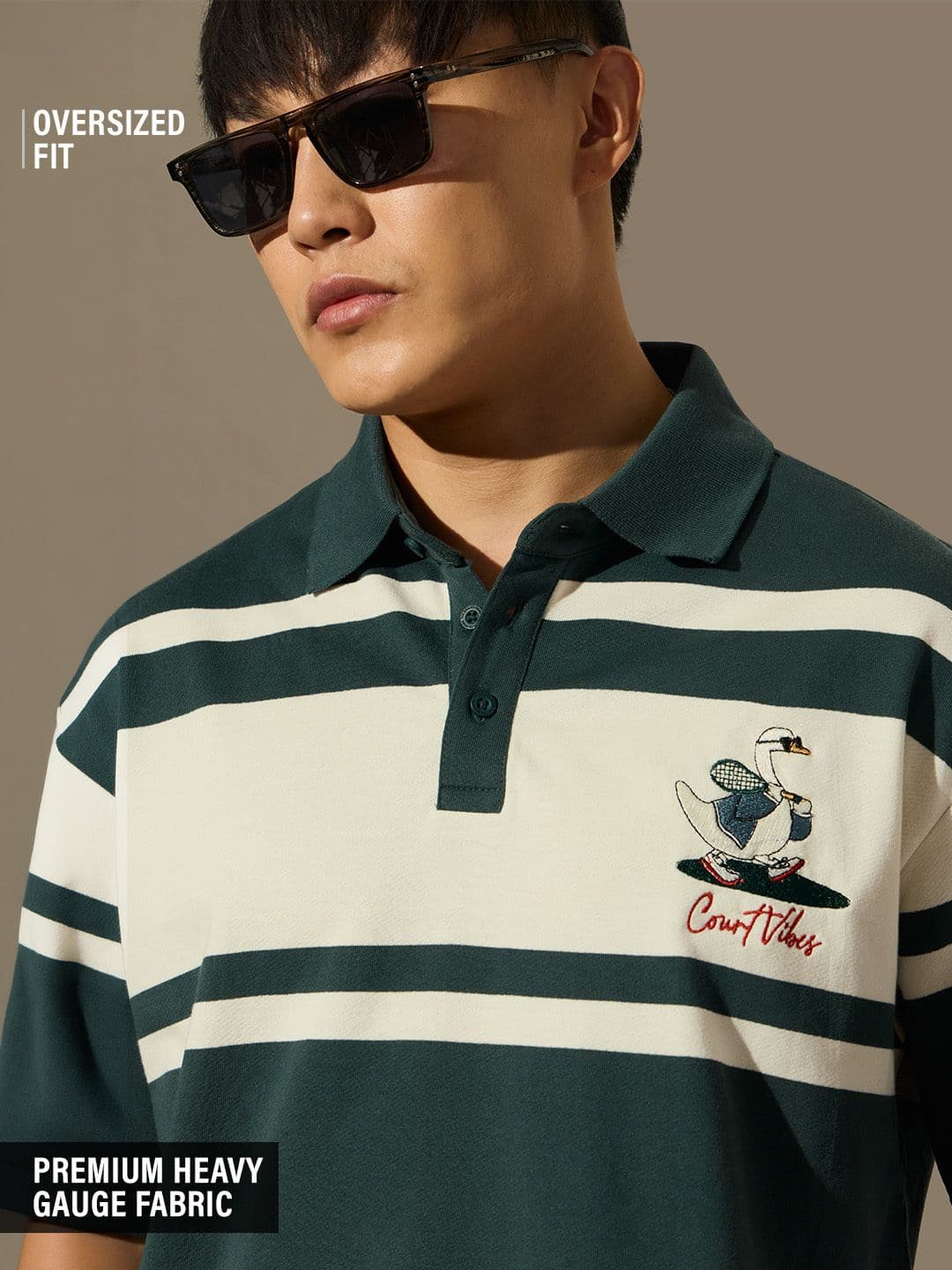 Oversized Polo: Court Vibes