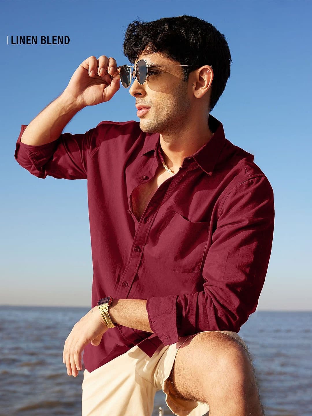 Cotton Linen: Red